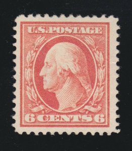 US 336 6c Washington Mint VF OG H SCV $60