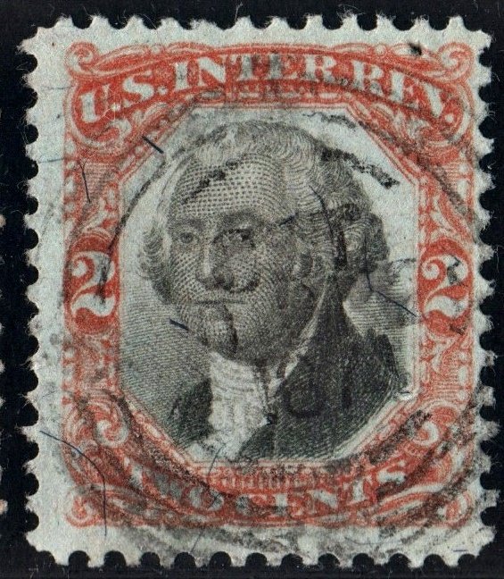 R135 2¢ Third Issue Documentary Stamp (1871) Used/CDS