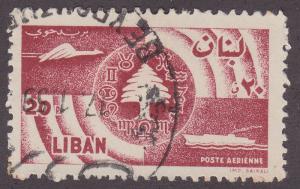 Lebanon C248 Symbols of Communications 1957