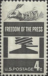 # 1119 MINT NEVER HINGED FREEDOM OF THE PRESS