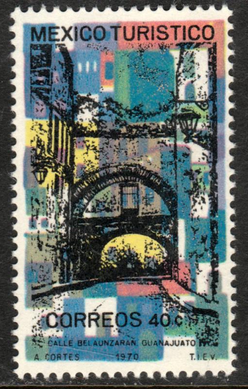 MEXICO 1012, TOURISM PROMOTION, GUANAJUATO CITY STREET. MINT NH. VF.