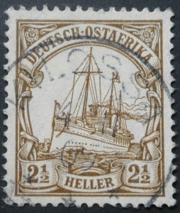 German East Africa 1905 Two and a Half Heller (watermark) with KILOSSA postmark