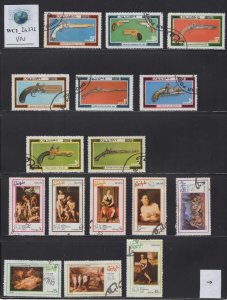 WC1_24272. DHUFAR (OMAN). Valuable collection of 1970s sets. MNH (CTO)