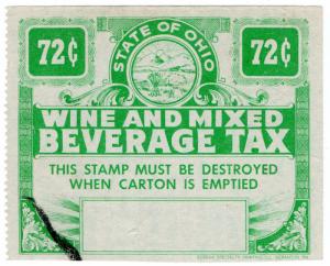 (I.B) US Revenue : Wine & Mixed Beverage Tax 72c (Ohio)