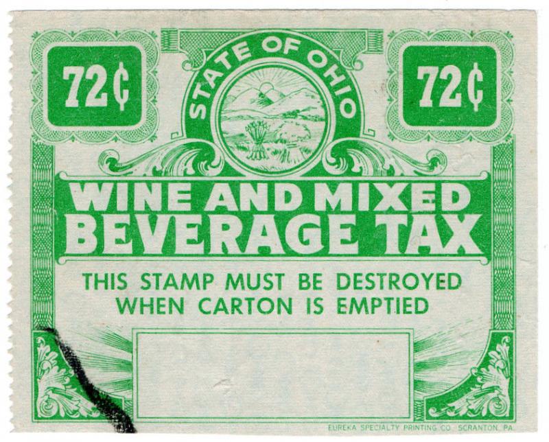 (I.B) US Revenue : Wine & Mixed Beverage Tax 72c (Ohio)