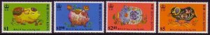 Hong Kong Chinese New Year of the Pig 4v 1995 MNH SC#712-715 SG#793-796