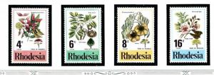 Rhodesia 371-74 MNH 1976 Trees of Rhodesia
