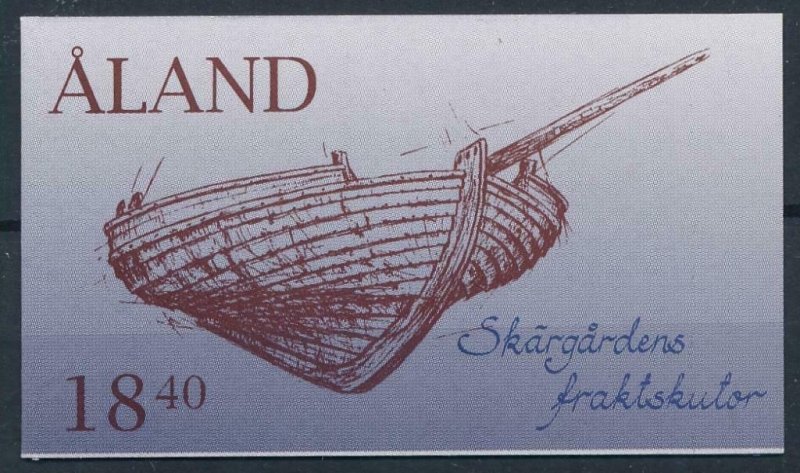 Aland 1995 #112a MNH. Ships, booklet