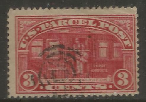 UNITED STATES  Q3  USED,  RAILWAY POSTAL CLERK