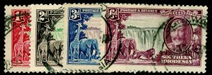 SOUTHERN RHODESIA SG31-34, 1935 Silver Jubilee SET, FINE USED. Cat £42. 