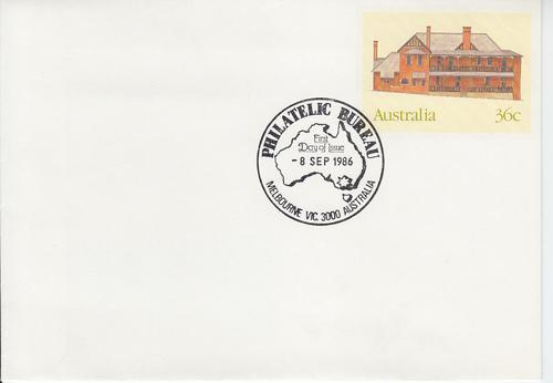 1986 Australia Old Hospital York SE FDC