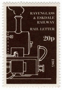 (I.B) Ravenglass & Eskdale Railway : Letter Stamp 20p