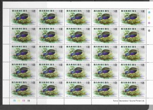 Barbuda 238-43 MNH sheets of 25, cpl set. vf see desc. 2020 CV$193.75