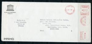 UNITED NATIONS OFFICIAL OVERSEAS OFFICES METERED MAIL AS SHOWN