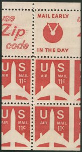 MALACK C78a Miscut OG NH, dramatic cut w8978