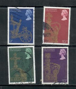 G.B 1977 COMMEMORATIVES  SET SILVER JUBILEE USED  h 080421