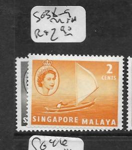 SINGAPORE  (P0107B) QEII 1C-2C  SG 38-9  MNH