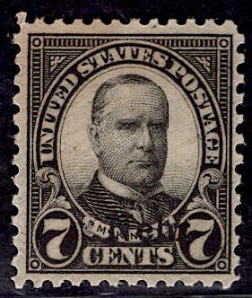 US Stamp #676 Nebraska Overprint 7c McKinley MINT NH SCV $45.00