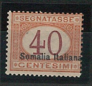 56869  - COLONIE: Somalia  - VARIETA' varietà - Sassone SEGNATASSE 27ab ** RARO