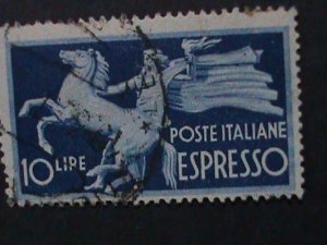 ​ITALIA-AIRMAIL EXPRESS MAIL- USED STAMPS SET VERY FINE WE SHIP TO WORLD WIDE