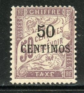 French Morocco # J4, Mint Hinge. CV $ 32.50