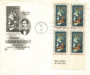 1386 6c WILLIAM M. HARNETT - Artcraft Jumbo cachet Bl4