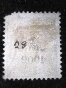 US/DANISH WEST INDIES - SCOTT# 25 - USED -  CAT VAL $42.50