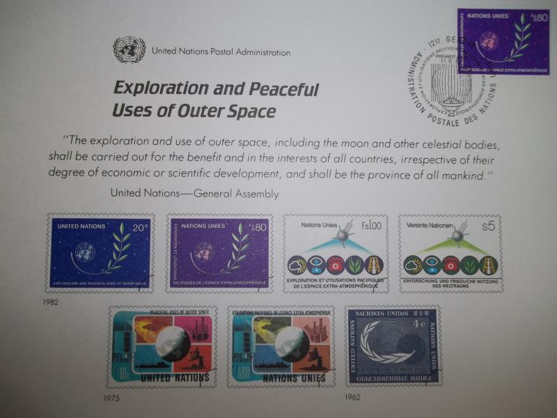 Set of United Nations Exploration and Peaceful uses of outer space