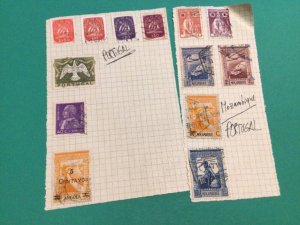 Portugal & Colonies mounted mint or used stamps on part pages A10625