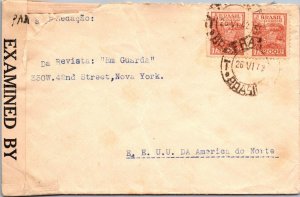 Brazil 1943 - Censor Cover To New York - F66944