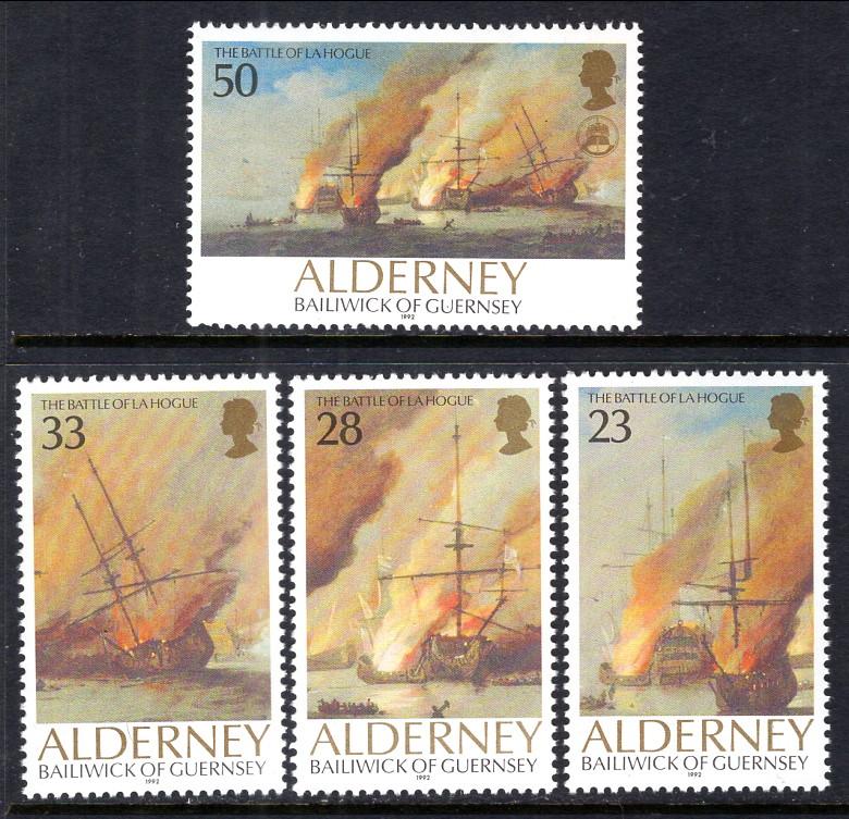 Alderney 65-67 Sailing Ships MNH VF