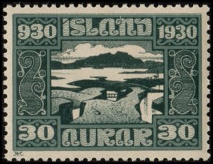 Iceland 159 - Mint-NH - 30a Thingvilla Lake (1930) (cv $10.70)
