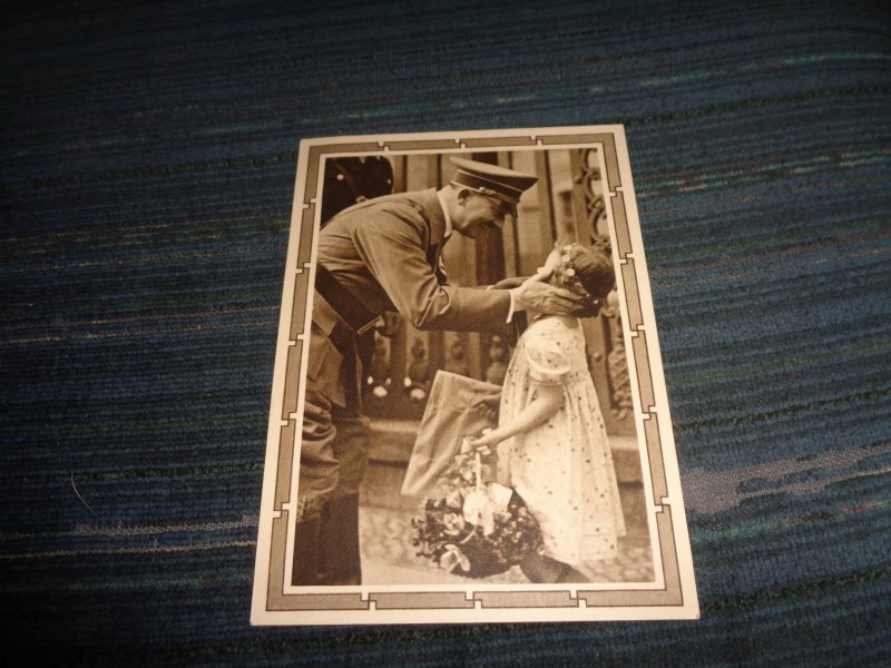 GERMANY WWII PROPAGANDA POSTAL CARD:   FUHRER BIRTHDAY
