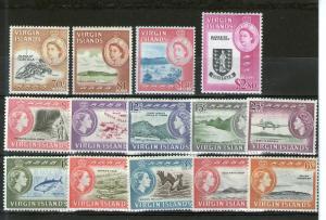 Virgin Islands 144-158 (no 148) MLH