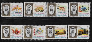 Umm Al Qiwain 1964 Sheik and Animals Sc 1-8 MNH A1597