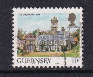 Guernsey  #293  used  1985  landscapes 11p