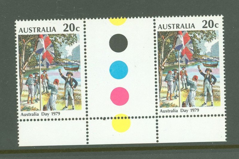 Australia  #695  Single (Complete Set)