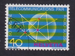 Switzerland  #534  cancelled  1971  telecommunications 40c