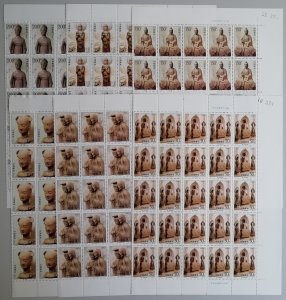 China Maiji Grottoes Buddhism 6v Half Sheets 20 sets 1997 MNH SC#2769-2774