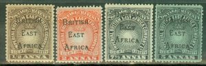 LC: British East Africa 38,40,45,46 mint probable forgeries see description