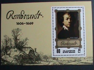 ​KOREA STAMP:1983- SC#2269 REMBRANDT PAINTING I -MNH RARE S/S SHEET-VERY  FINE