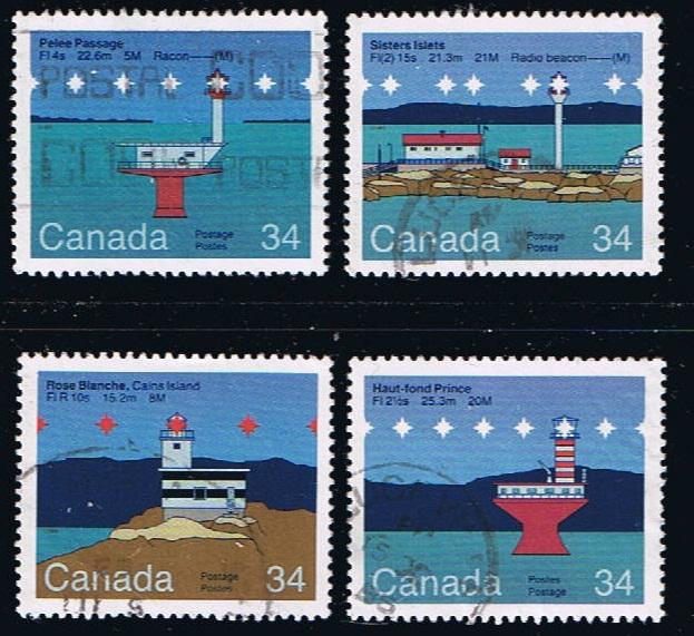 Canada #1063-6 Lighthouses VF Used Set