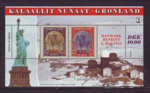 Greenland Sc 293 1995 America stamp sheet mint NH