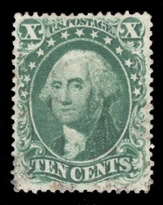 MOMEN: US STAMPS #31 USED APS CERT LOT #78225* 