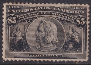 #245 Mint OG, VF (CV $2400 - ID46250) - Joseph Luft