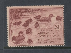 #RW8 1941 Duck Stamp (Mint NEVER HINGED) cv$275.00