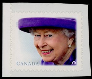 Canada 3137ii MNH Queen Elizabeth, Purple hat