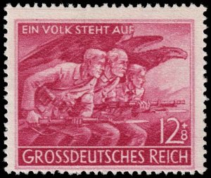 Germany - Scott B291 - Mint-Hinged - Poor Centering - Dirty Back