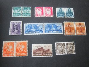 South Africa 1941 Sc 81-89 set (84,85,87MH.Rest MNH)