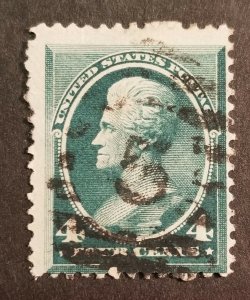 US Scott 211 1883 4 Cent Andrew Jackson Used Stamp z1174